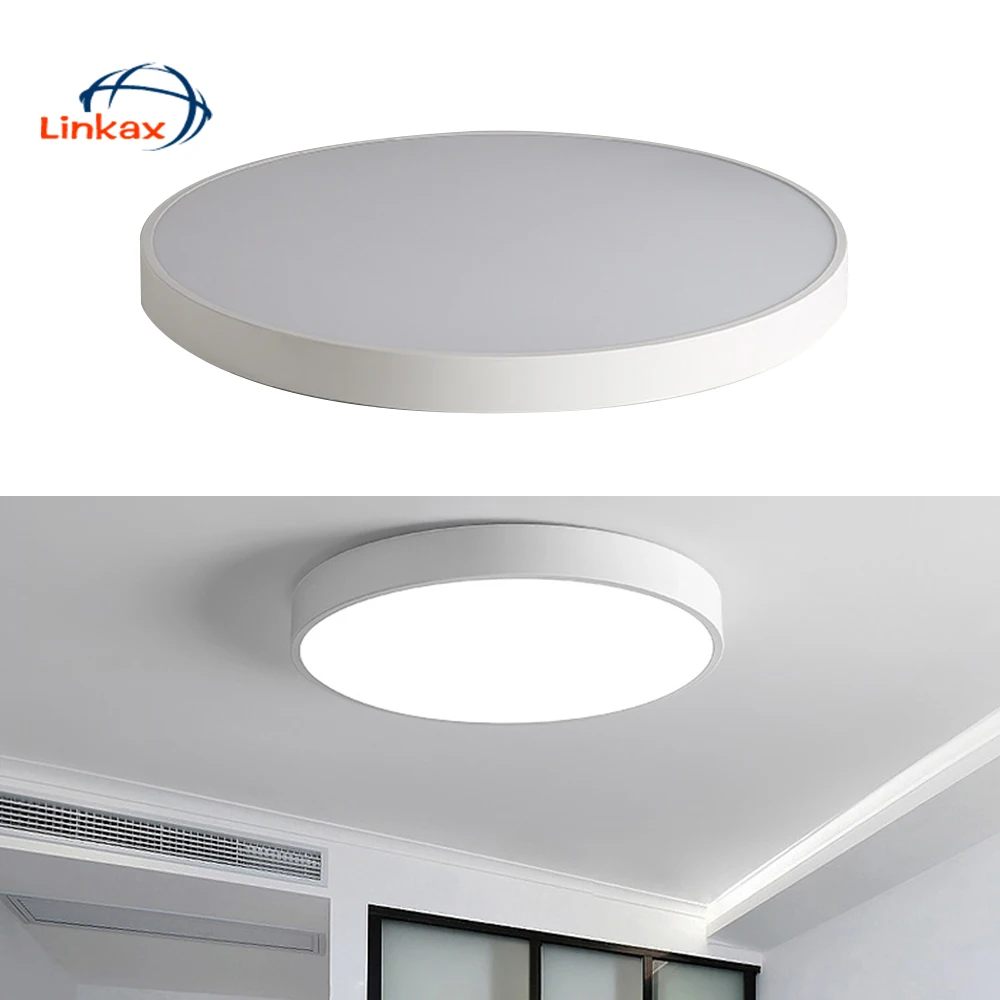 

Светодиодный потолочный светильник 12 Вт, акриловый + Железный Точечный светильник, круглая панельная лампа с поверхностным креплением, AC 220 ...