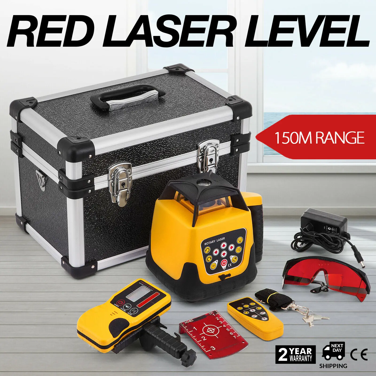 500 м Диапазон самонивелирующийся лазерный уровень вращающийся красный луч с