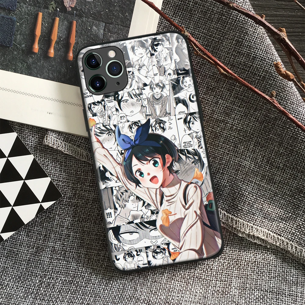 Kanojo Okarishimasu Ruka Sarashina аниме Мягкий ТПУ стеклянный чехол для телефона для IPhone SE 6s 7 8 Plus X Xr Xs 11 12 Mini Pro Max Samsung