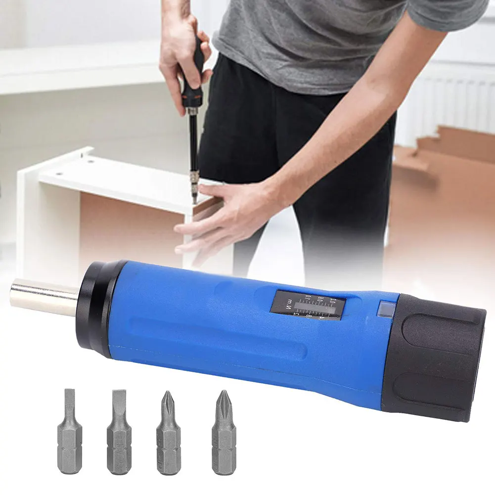 

Preset Torque Screwdriver Automatic Torque Wrench SSQ-12 Switching Linear Portable Hand Tools For Measure Industry Hardware Blue