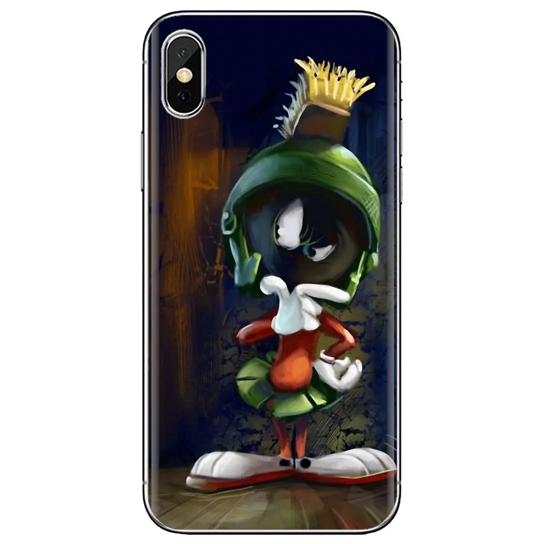 Мягкий чехол для Xiaomi Redmi 2 S2 3 3S 4 4A 5 5A 6 6A 7A 9 9T 9C 9A Pro Pocophone F1 Looney-Tunes-C-marvin-the-martian |