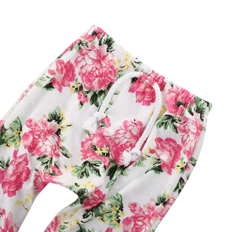

Springborn Infant Baby Girls Clothes Long Sleeve Hooded Shirt Coat Tops+Floral Pants Outfits Bebek 2pcs/Set