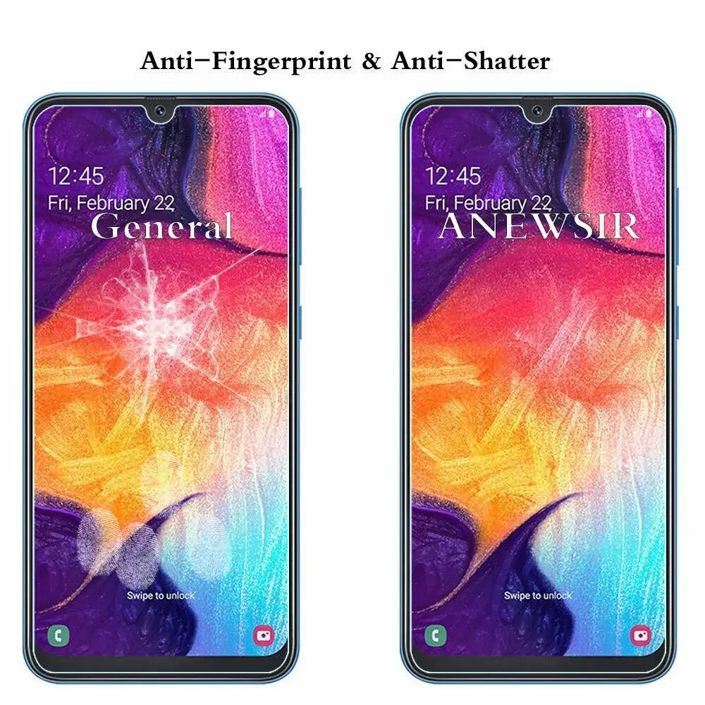 Защитное стекло Закаленное для Samsung Galaxy A50/A30/A20/M10/M20/M30/A40/A70/A80/A90/A10 3 шт. | Мобильные
