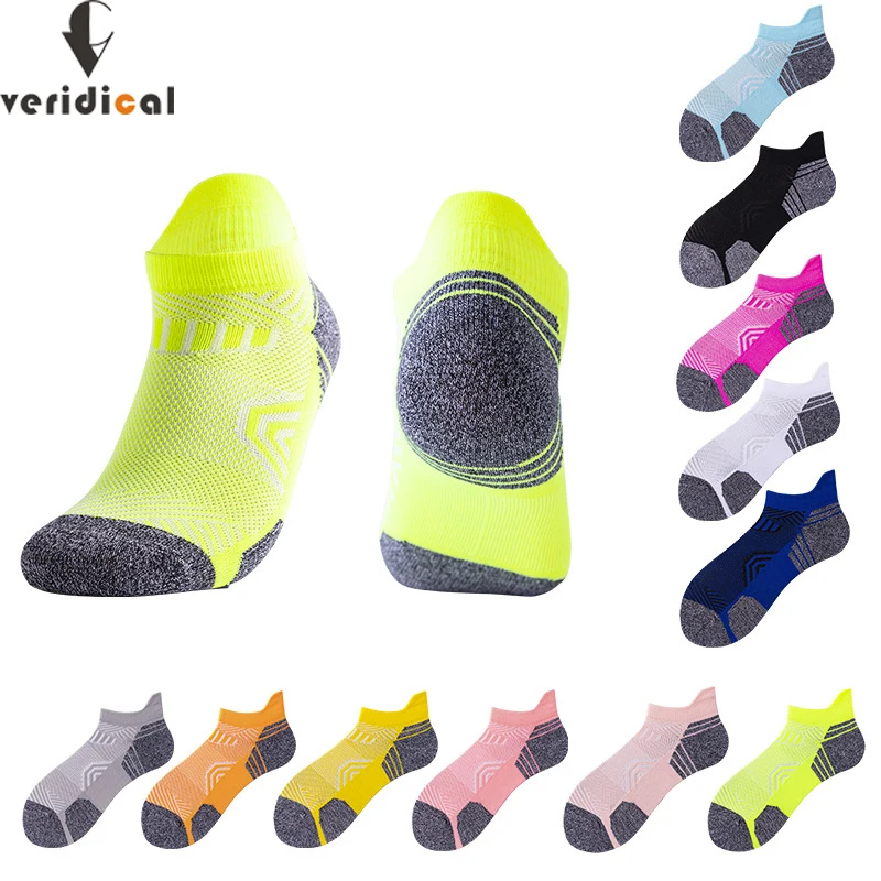 Bright Color Ankle Travel Socks Men Nylon Mesh Breathable Elastic Quick-Drying Unisex Bike Running Outdoor Sport Cycling Socks