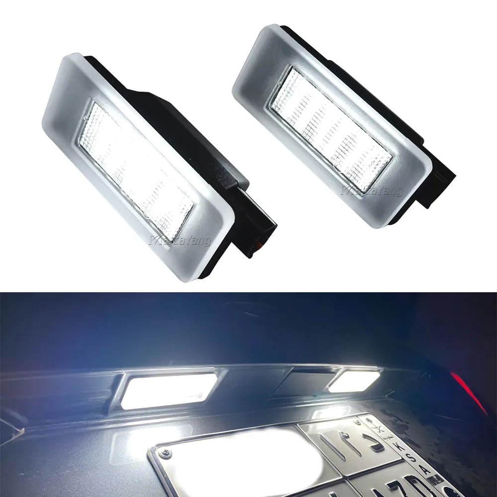 

2pcs For Nissan Altima 2019- Serena C27 LED License Number Plate Light Lamp For Suzuki Landy 2016- Dacia Duster 2017- 265108990E