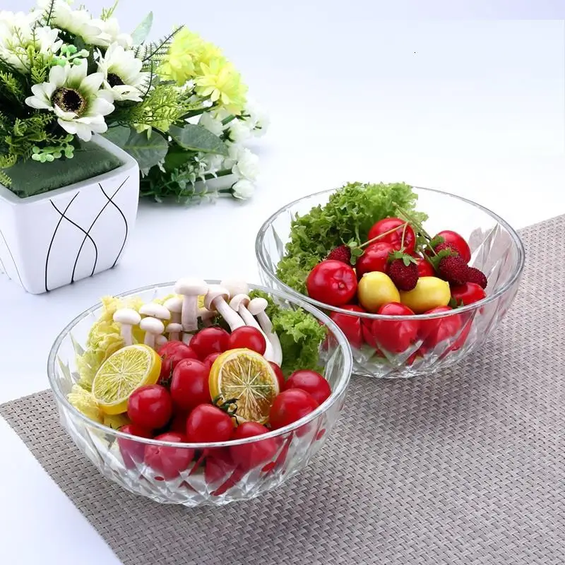 

Container Salad Tazones Baby Saladeira Coconut Plate Dinner Set Fruit Noodles Flatware Tableware Dinnerware Frutero Glass Bowl