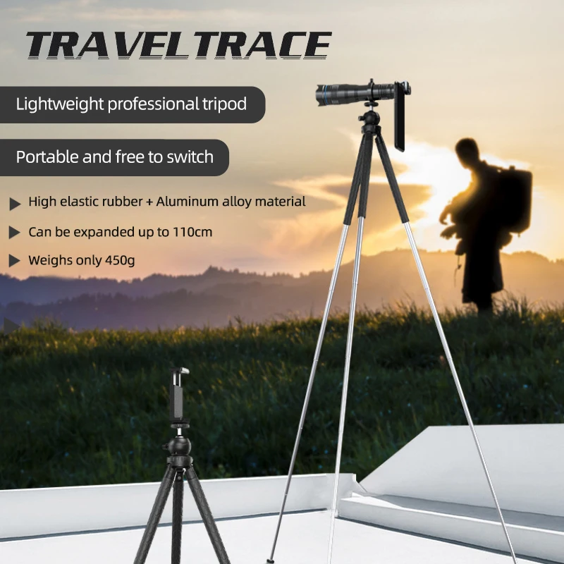 Goede 50Mm 60X Mobiele Telefoon Telelens Voor Smartphone Moment Camera 4K Super Zoom Pocket Monoculaire Telescoop Krachtige Lange Bereik