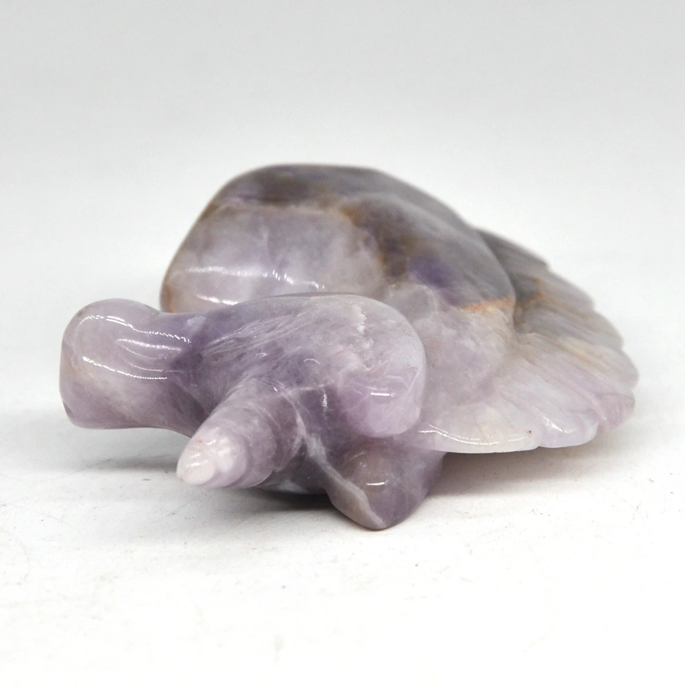 Статуя единорога 2 дюйма резной натуральный камень аметист восстанавливающий