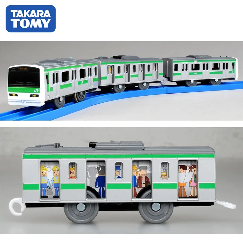 Японская модель электрического поезда Takara Tomy Tomica комплект Plarail Trackmaster Shinkansen три