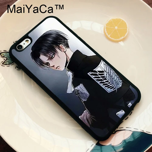 4628 MaiYaCa Levi Ackerman атака на Титанов ТПУ Пластиковый чехол для телефона для iPhone 11 Pro MAX X XR XS MAX 6 6s 7 8 Plus 5S задняя крышка чехол - Цвет: 4628