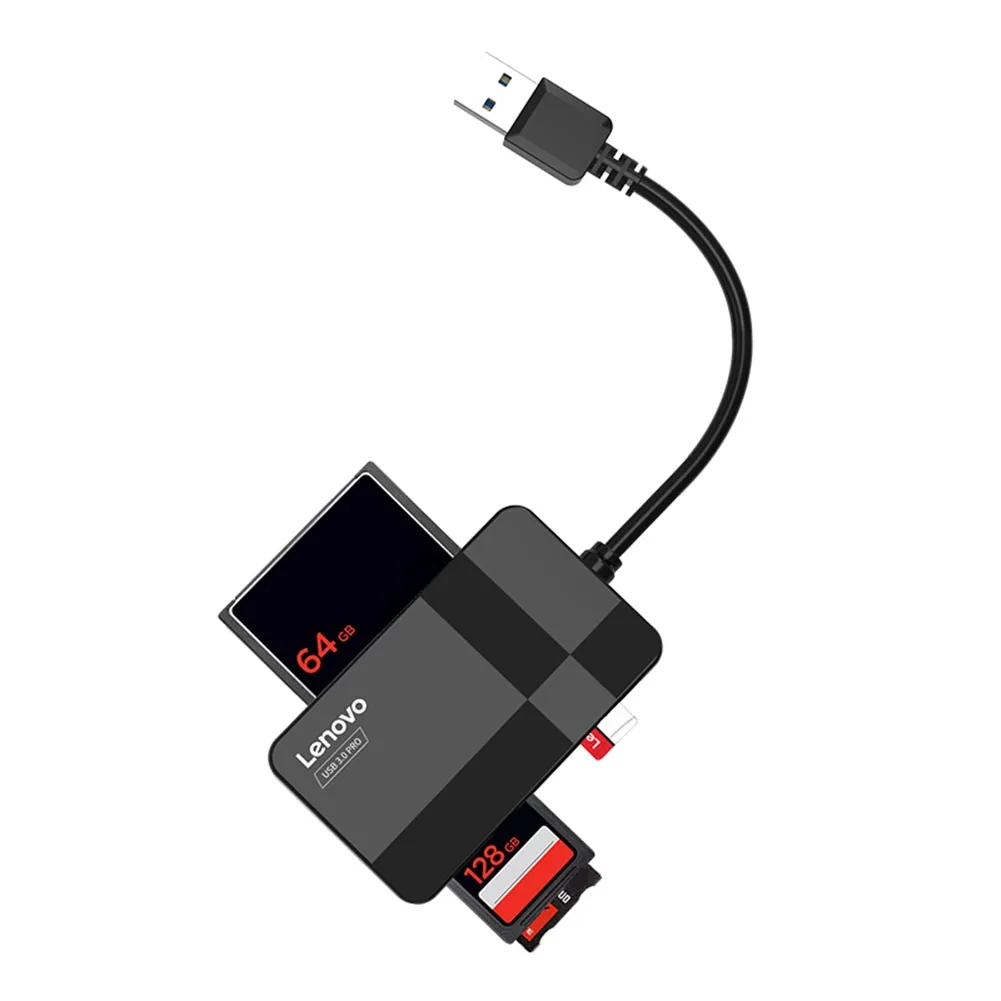 Кардридер Lenovo D302/D303 устройство для чтения SD карт памяти USB 3 0 5 Гбит/с 4 в 1 кардридер
