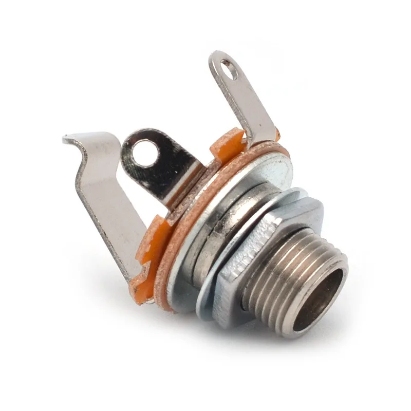 

5/10Pcs 1/4" Audio Cable Socket Plug Output Input Jack for Electric Guitar Connect Loaded Prewired ST Pickguard