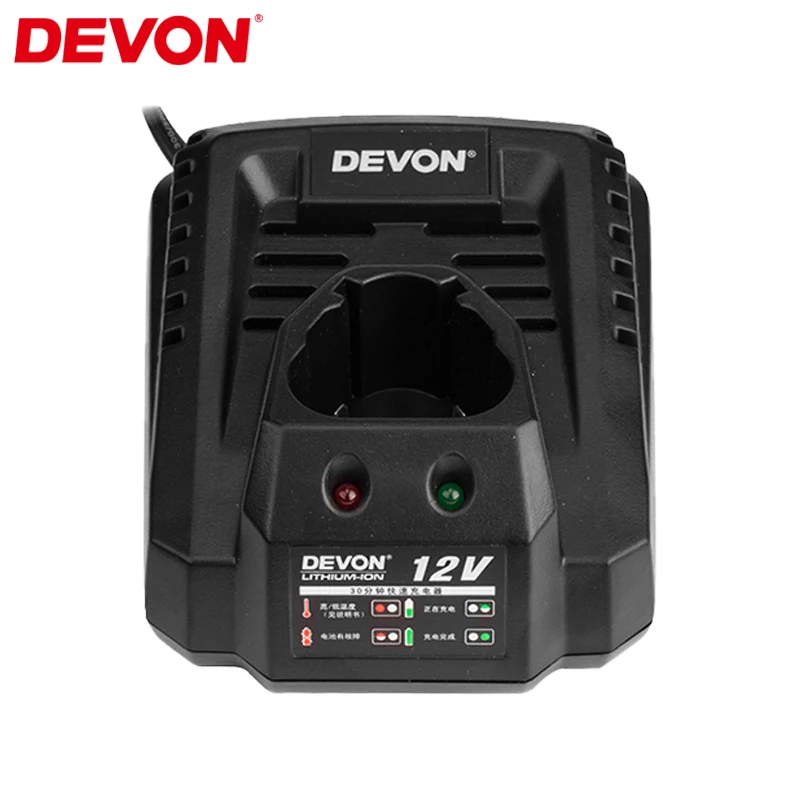 Аккумуляторная батарея и зарядное устройство DEVON 12 В 20 в для бесщеточного