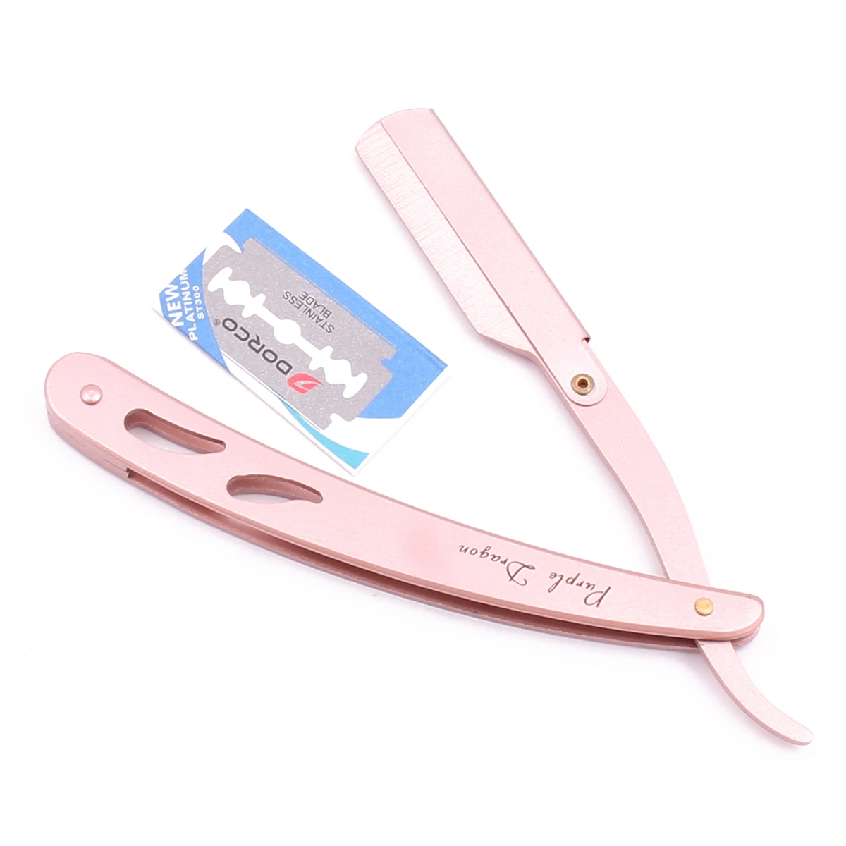 1 комплект мужские прямые бритвы для бритья парикмахерской с горлом складной нож