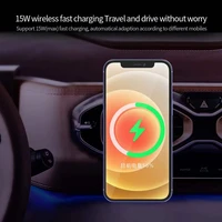 new 15w qi magnetic wireless chargers for iphone 13 12 11 pro max car phone holder fast charging for samsung