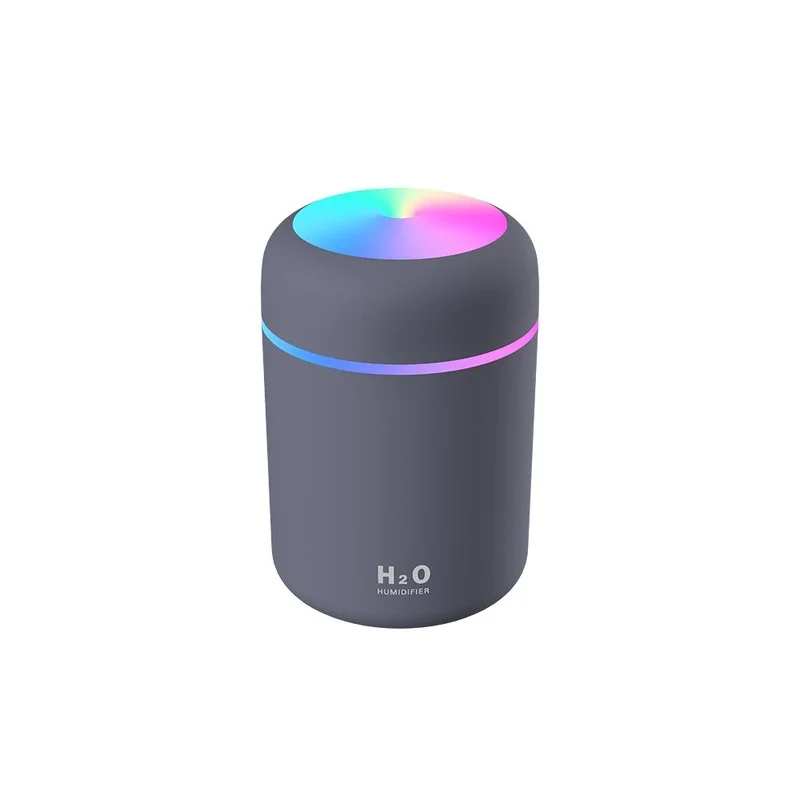 

Colorful Cup Colorful Rotating Atmosphere Light Mute Humidifying Spray Night Light USB Rechargeable Bedroom Decoration Gift