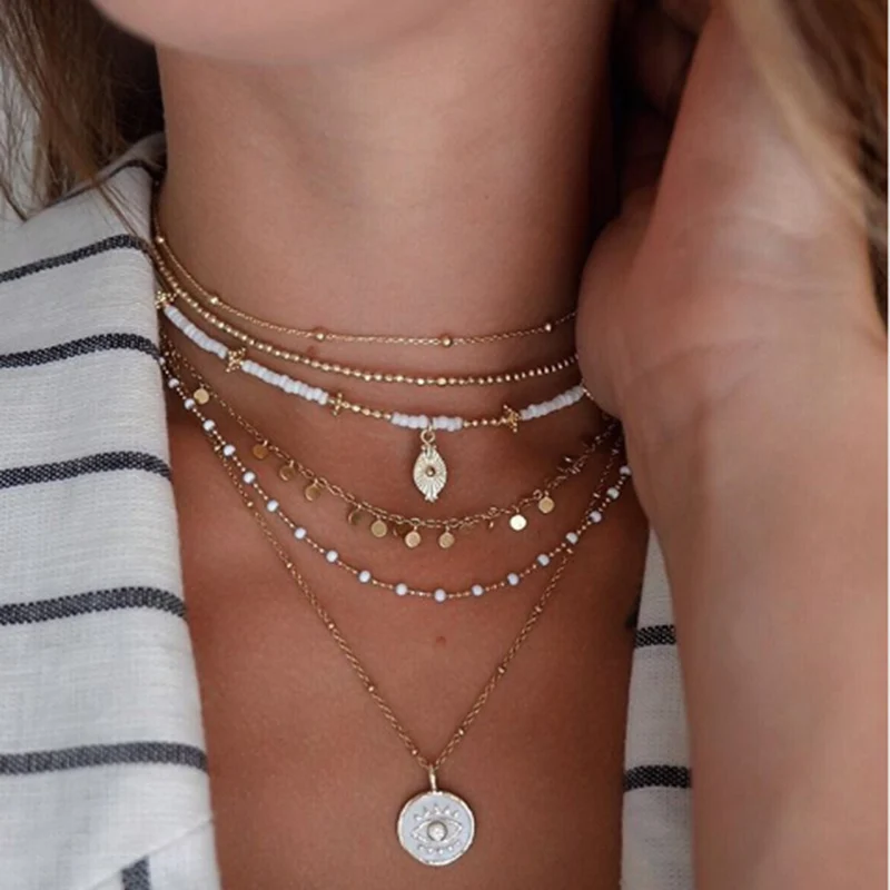 Новая натуральная морская звезда оболочки золотое ожерелье подвеска чокер