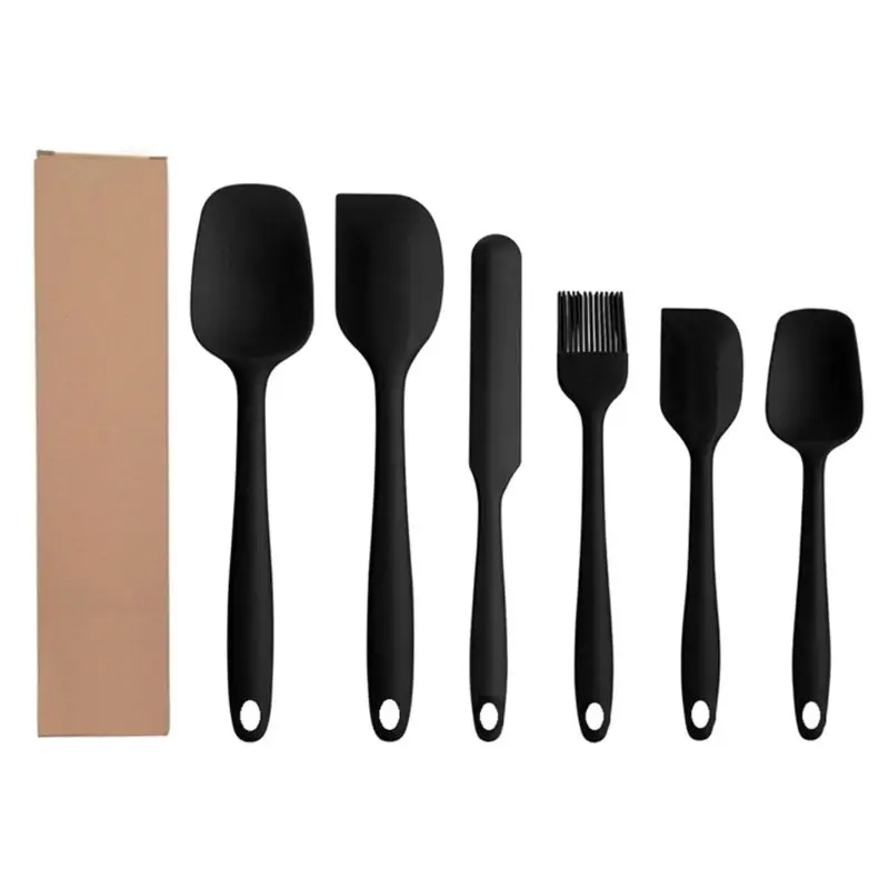 

Silicone Silicone Spatula,6 piece Non-scratch Heat Resistant Rubber Spatula with ,Non Stick and Good Grips Spatulas for and gel