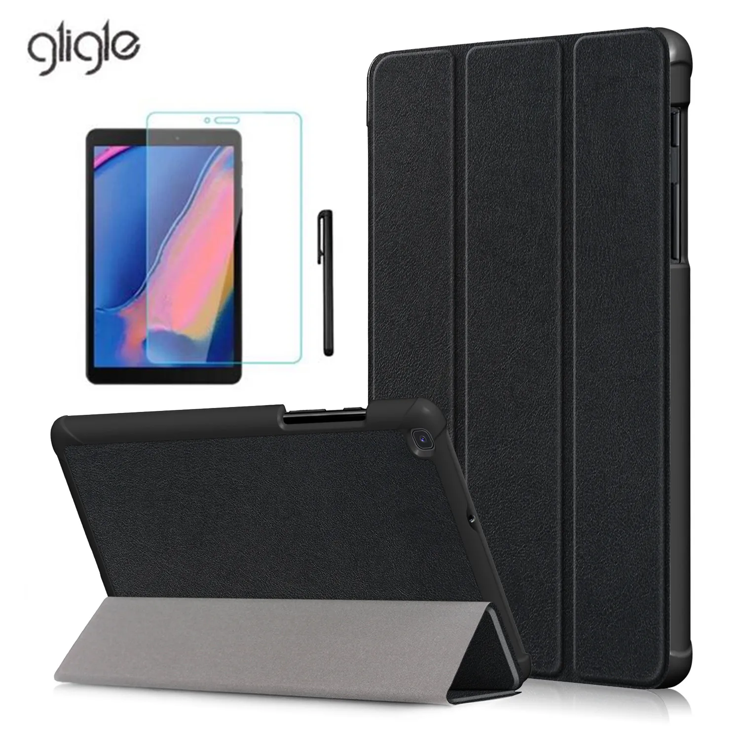 Ультратонкий кожаный чехол Gligle для Samsung Galaxy Tab A 8 0 2019 планшета с подставкой