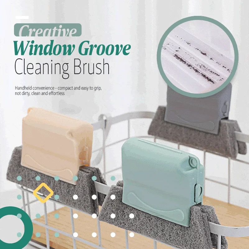 

2/4PC Magic Window Cleaning Brush Window Frame Door Groove Cleaning Brush Detachable Door Window Track Cleaning Brushes Dropship