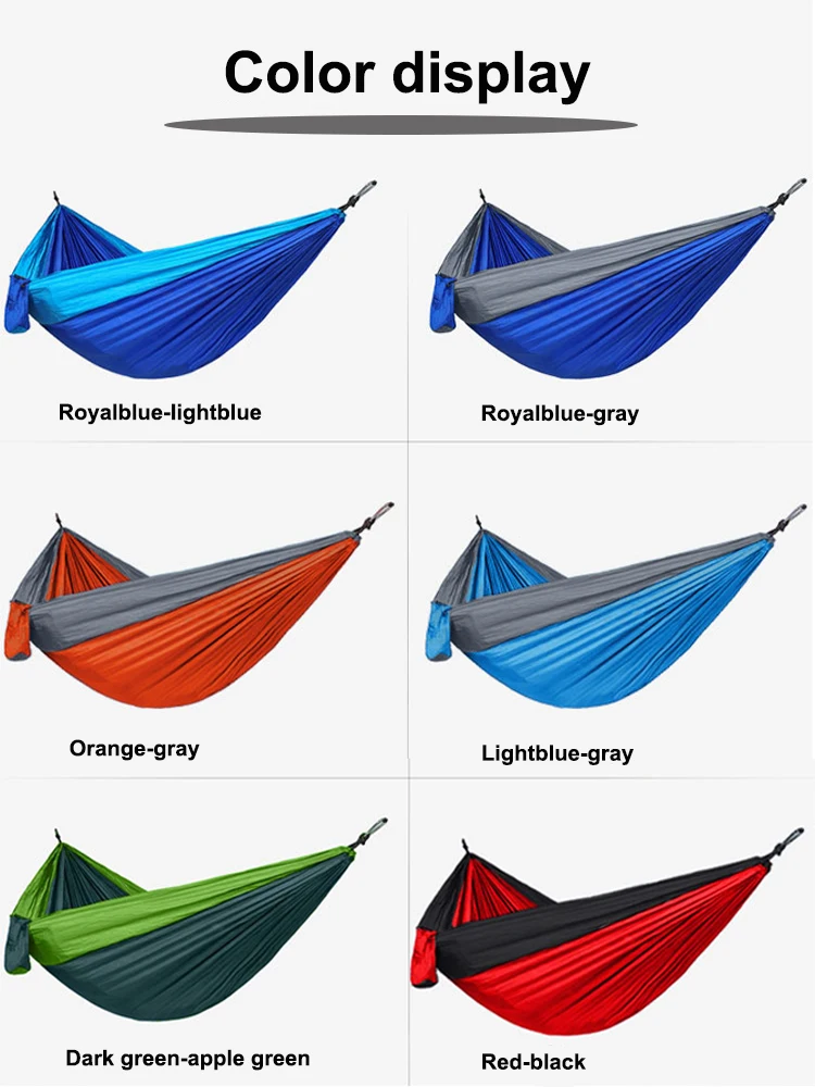 

106*55 Hammock Outdoor Camping Double & Single Garden Swing Sleeping Rope Backpack For Trees Bedroom Furniture
