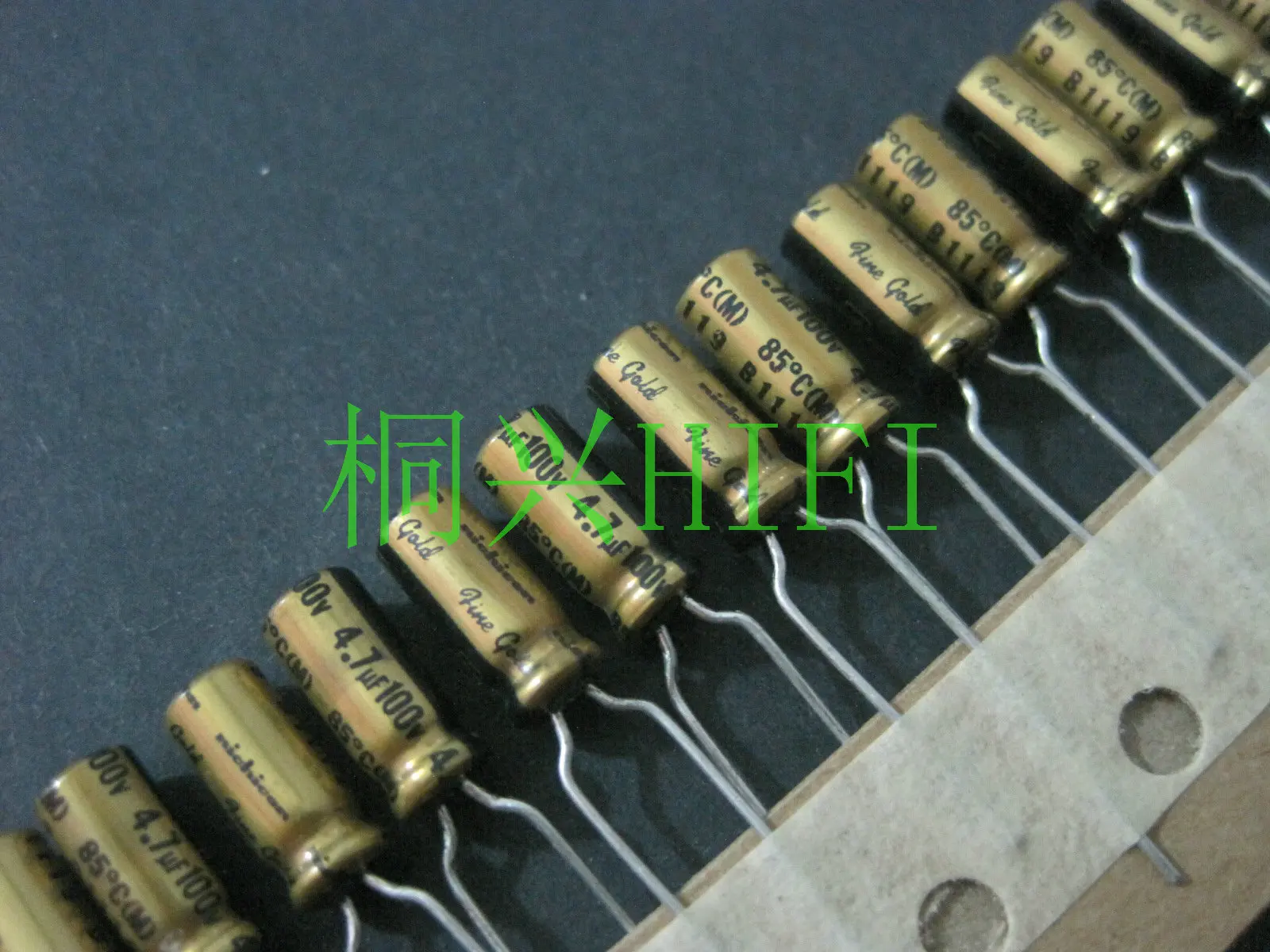 Nichicon-capacitor de Áudio Fina uf 5x11mm 20 Peças fg 4.7uf 100v 100