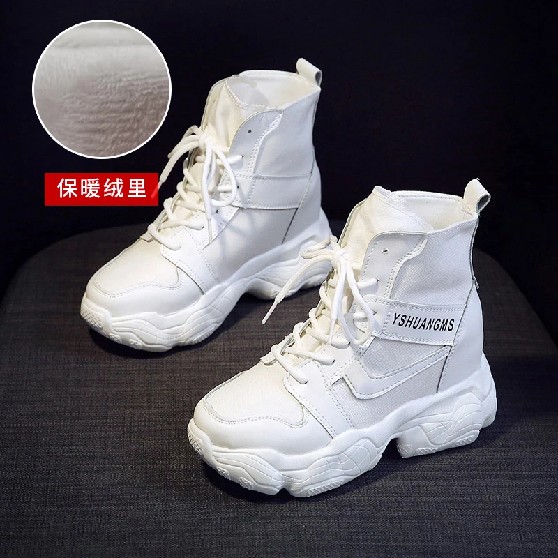 Женские парусиновые ботинки ZPXHSM повседневные дышащие кроссовки на толстой