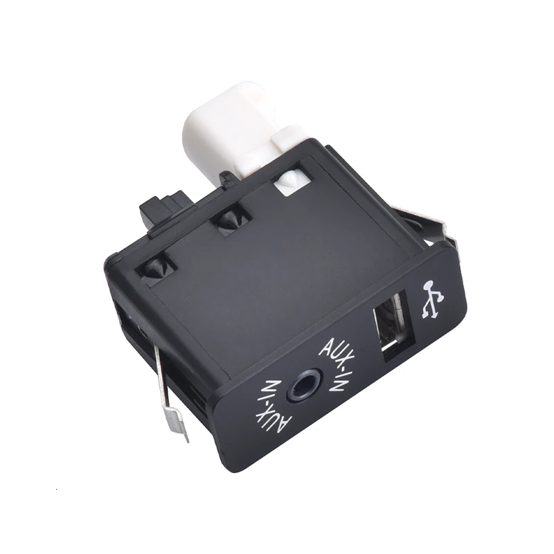 SPEEDWOW 1 комплект Автомобильный AUX USB разъем переключатель + аудио кабель жгут