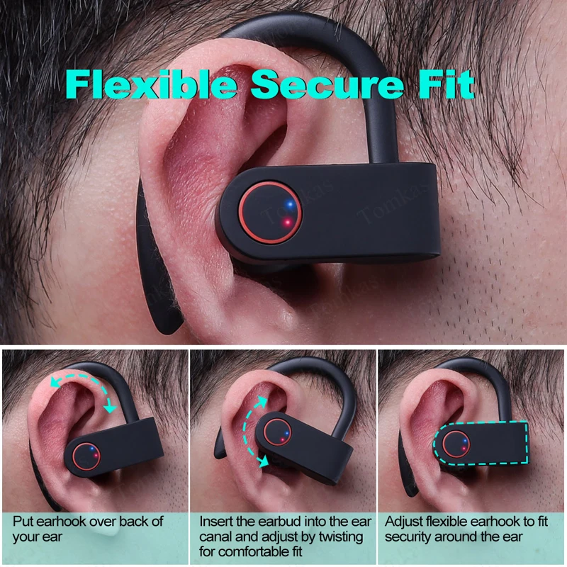 TWS 5,0 Bluetooth наушники CVC шумоподавление водонепроницаемые наушники стерео спортивные наушники двойной микрофон беспроводные Bluetooth гарнитуры