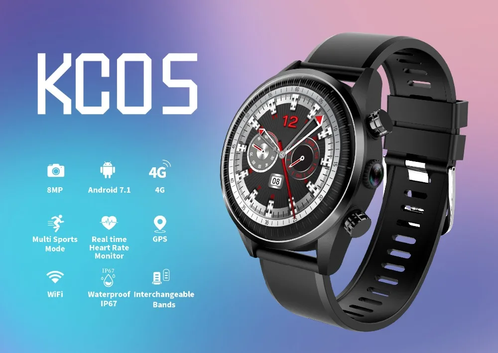 4G SmartWatch Android телефон MTK739 1 Гб+ 16 Гб монитор сердечного ритма Wi-Fi gps карты Смарт-часы для мужчин для HUAWEI часы GT PK KW88