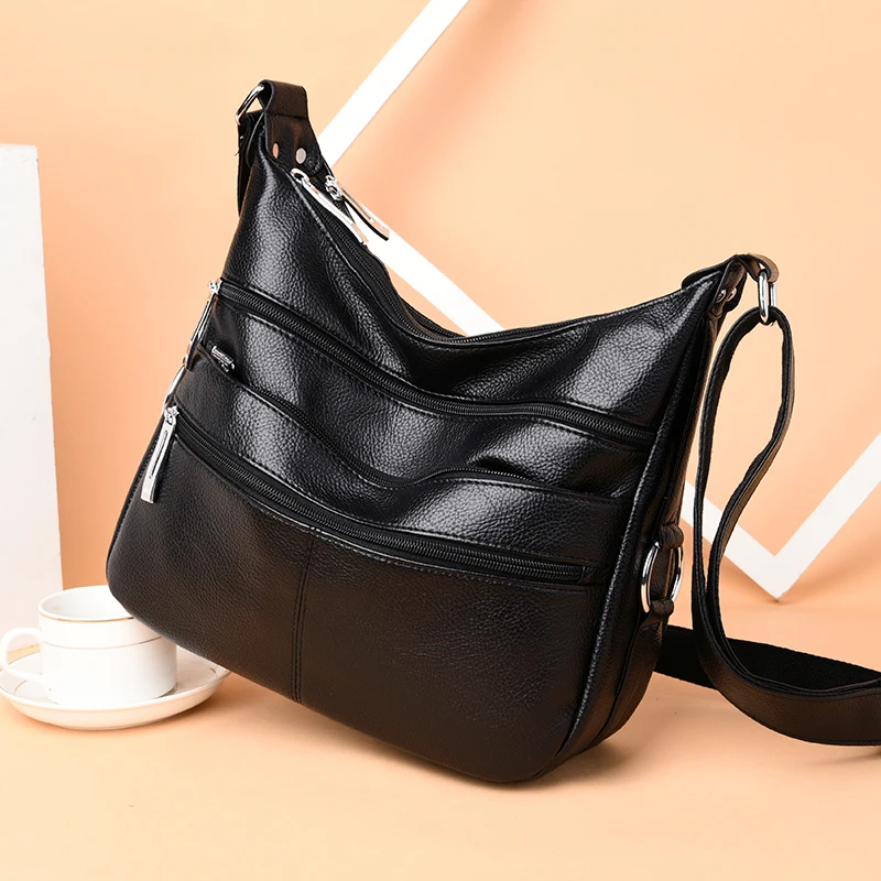 Много карманов большой сумки через плечо для женщин Sac основной Femme кожаные роскошные сумки женские сумки дизайнерские сумки высокого качества