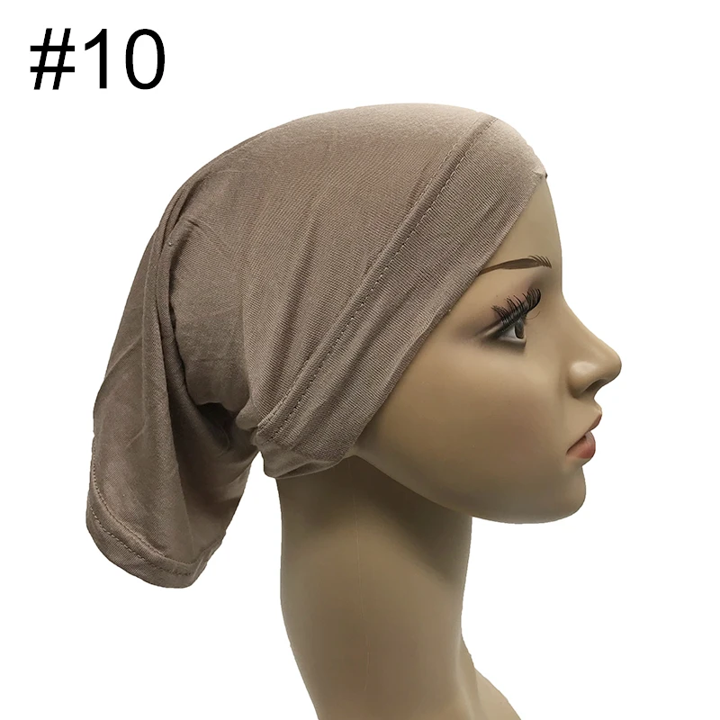 Женский хиджаб 1 шт. эластичная Кепка мусульманский Внутренний Модальная до