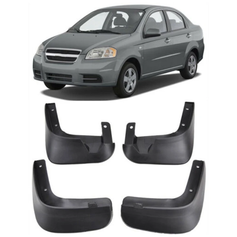 4 шт. Автомобильные Брызговики переднее заднее крыло автоматические для Chevrolet Aveo
