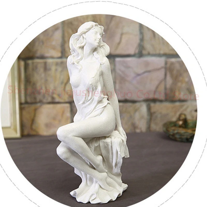 1 шт. Лидер продаж белый песчаник женская статуя креативный Европейский