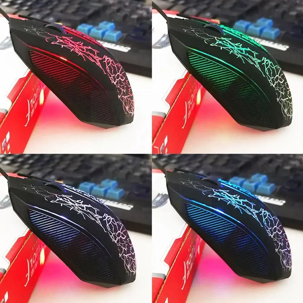 3200 Dpi Led Optical Wired Gaming Mouse Professional Mice For Pc Notebook Gamer Laptop Computer Mouse P4g6 M6g5