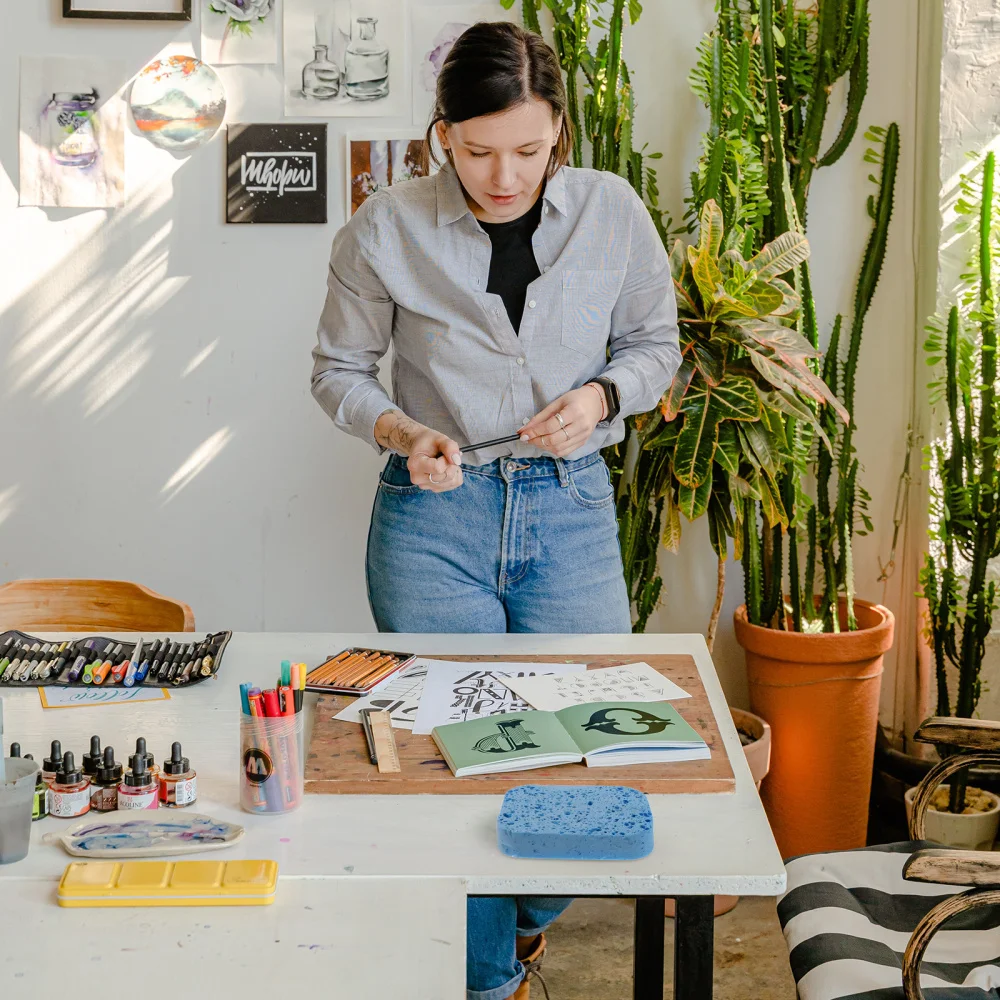 

1Pc Painting Sponge Water Absorbent Colored Sponge for Watercolor