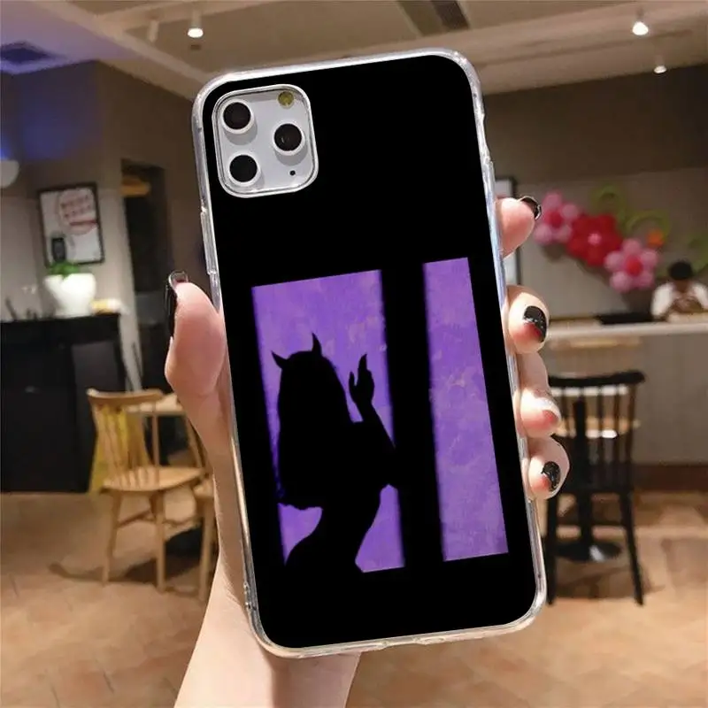 

Devil sexy Woman Phone Case Transparent for iPhone 6 7 8 11 12 s mini pro X XS XR MAX Plus cover funda shell