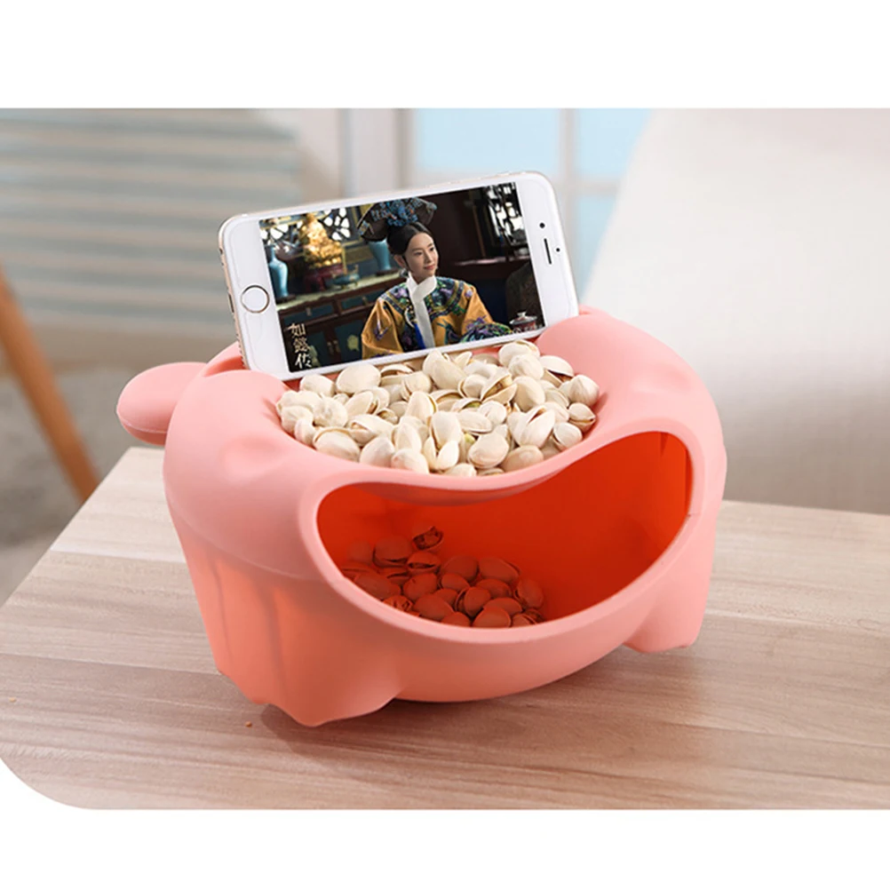 Пластиковая креативная ленивая фруктовая тарелка раньше для фисташек арахиса
