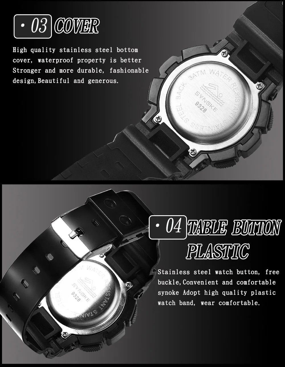 

Fashion kids watches smart watch kids Boys Student Waterproof Sports Watch LED Digital Date Wristwatch Free Ship