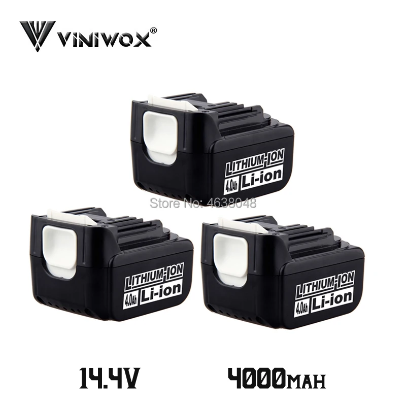Сменные литий ионные аккумуляторы Makita 4000 мАч 14 4 В LXT 200 для моделей BL1440 BL1415 BL1430 BL1420