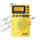 P9 мини-радио DAB цифровое радио FM цифровой демодулятор встроенный динамик Портативный MP3-плеер для ходьбы бега фитнеса отдыха