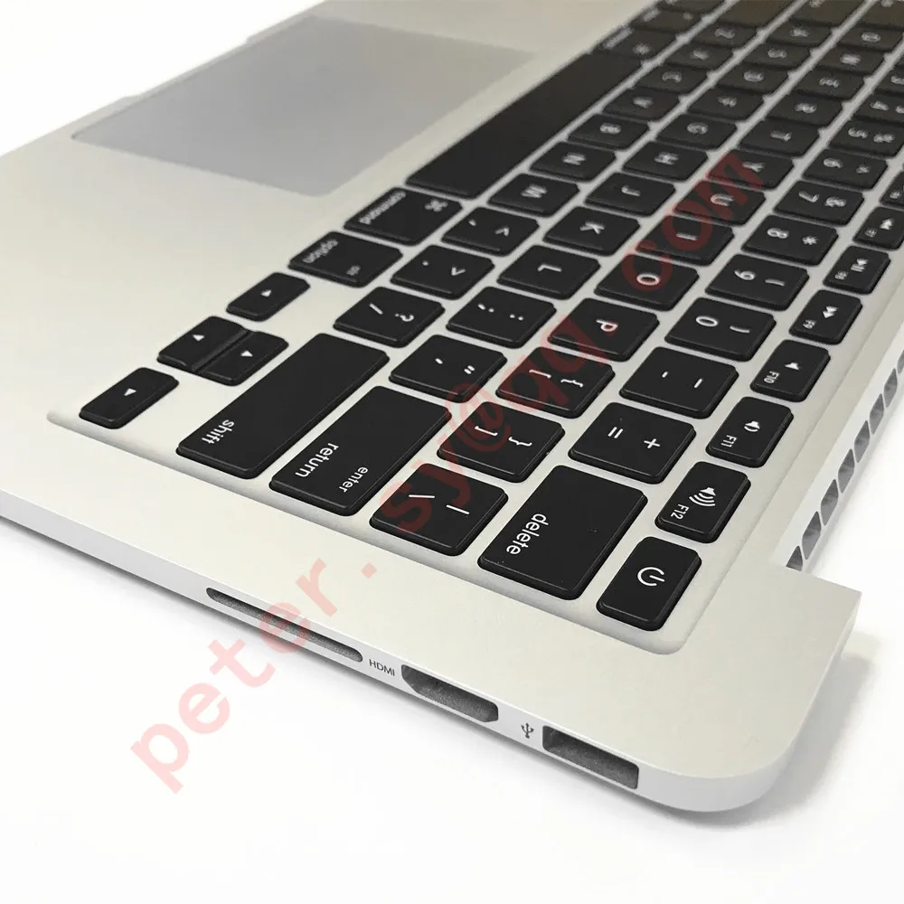 Online Funda Superior A1502 Para Macbook Pro Retina, Cubierta Superior De 2013 Pulgadas Con Trackpad De Teclado Estadounidense, Retroiluminación, 2014, 13,3