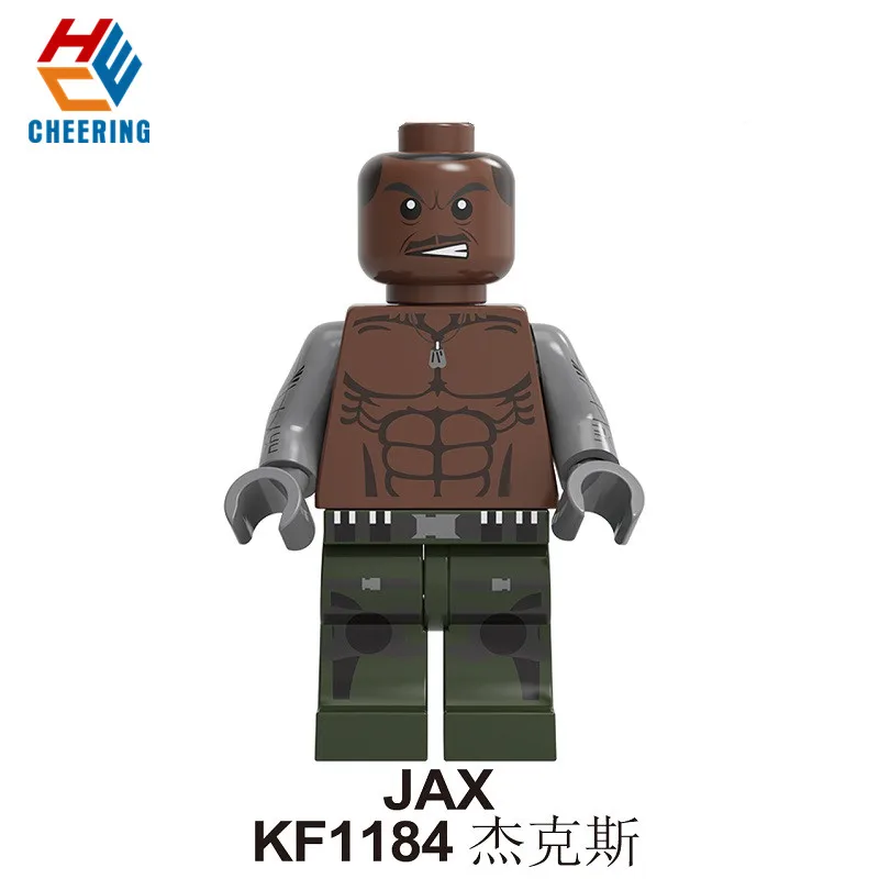 KF1184 Without Box Одиночная Строительные блоки Образование mmoral Kombat Baraka Jax Kitana Kung Lao Liu Kang фигурки Кирпичи игрушки для детей KF1190 - Цвет: KF1184 Without Box