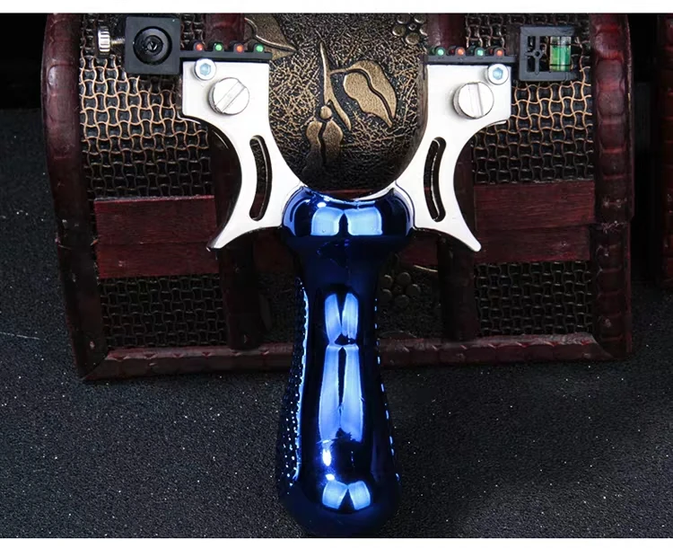 Рогатка из смолы и сплава с плоской резиновой лентой | Спорт развлечения