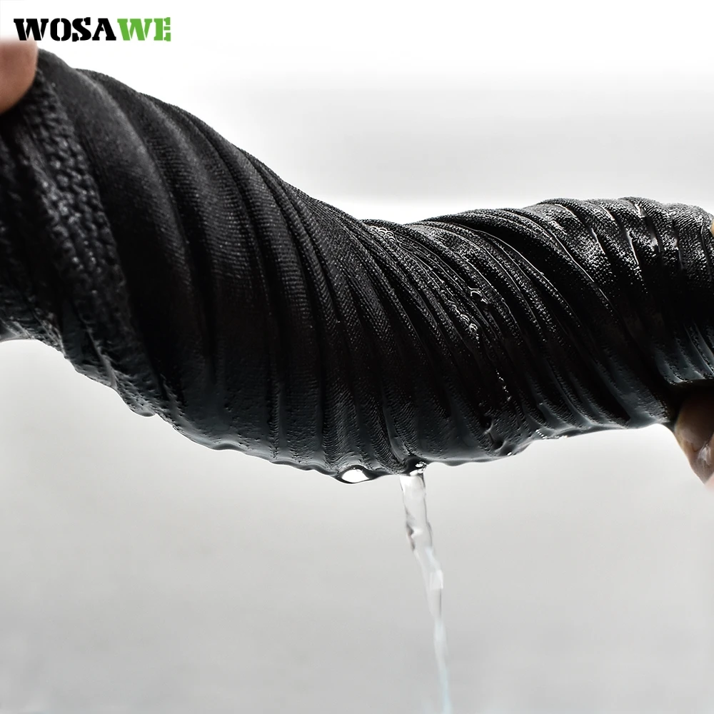 Велосипедная трикотажная футболка WOSAWE компрессионные колготки с длинным