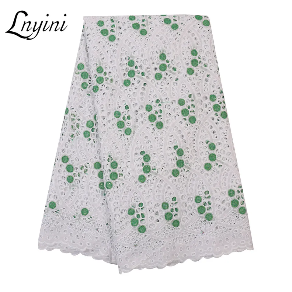 Швейцарская вуаль кружева в швейцарской нигерийской хлопковой кружевной ткани