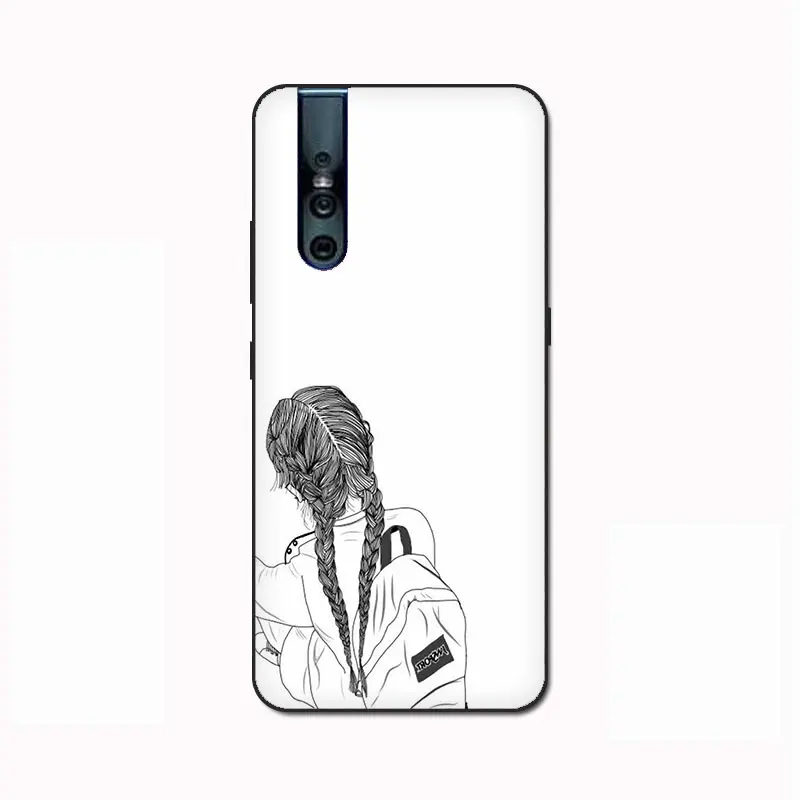 B10 С надписью Best Friends Matching ТПУ чехол для телефона для VIVO Y11 V15 S1 V11 Y83 Pro V9 V7 V5 Y17 Y55s Y69 Y71 Y81s Y91C Y93 Y66 X9s - Цвет: B10