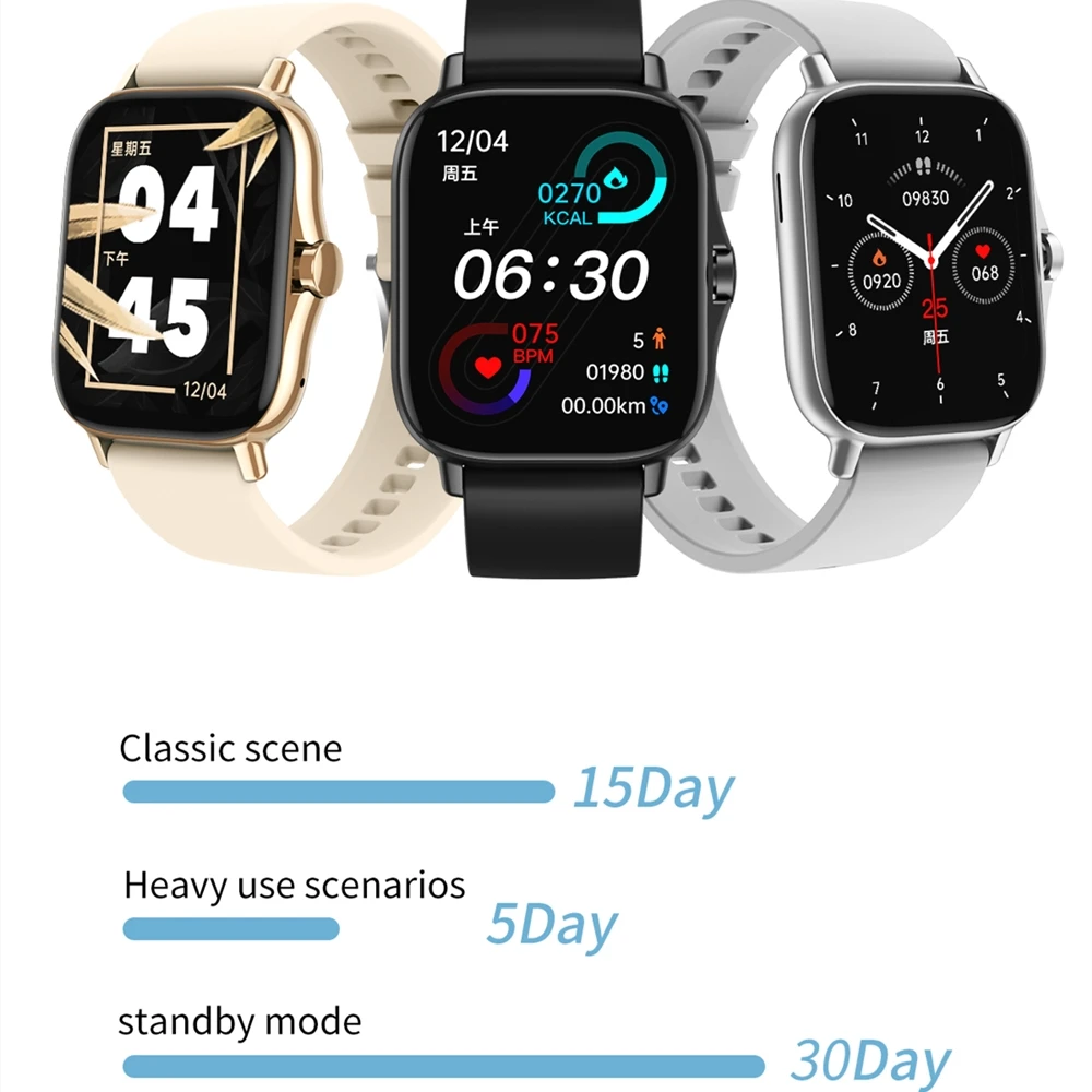 

Newest DW11 Women Men Smart Watch Bluetooth Call split screen display Heart Rate Monitor Blood Pressure Smartwatch pk Iwo serie