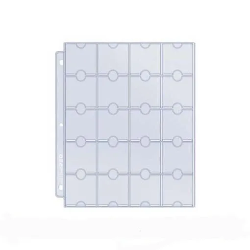 10 шт./лот Ultra.Pro 20 карманов печать/незапечатанные маленькие карты страницы