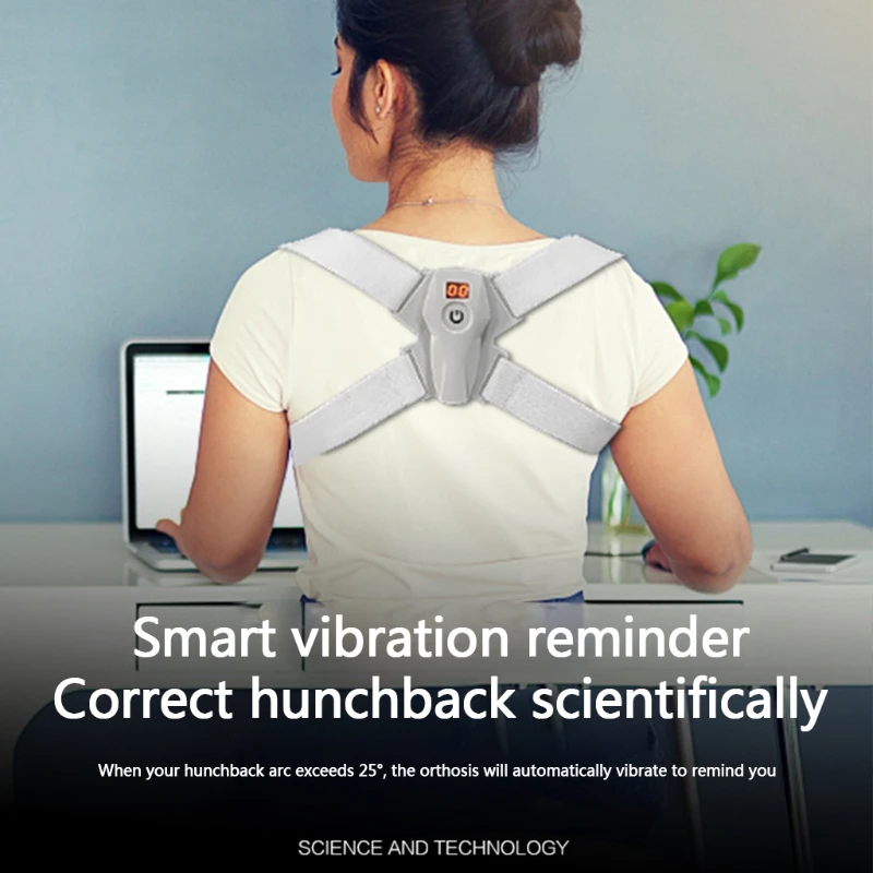 Posture Corrector Brace Adjustable Comfortable Back Brace for Teenager Girls and Boys Improves Slouch Prevent Humpback